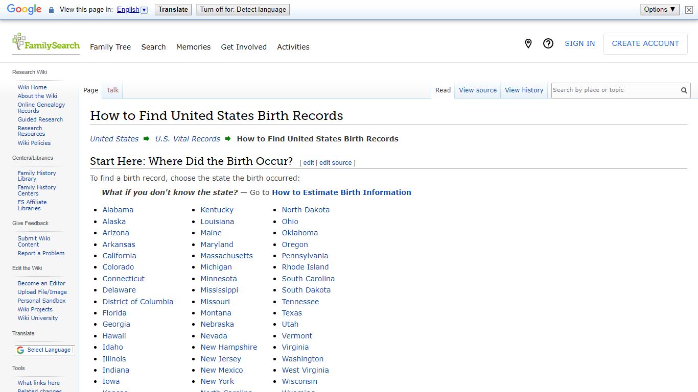 How to Find United States Birth Records • FamilySearch